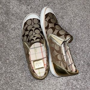 Coach slip on shoes